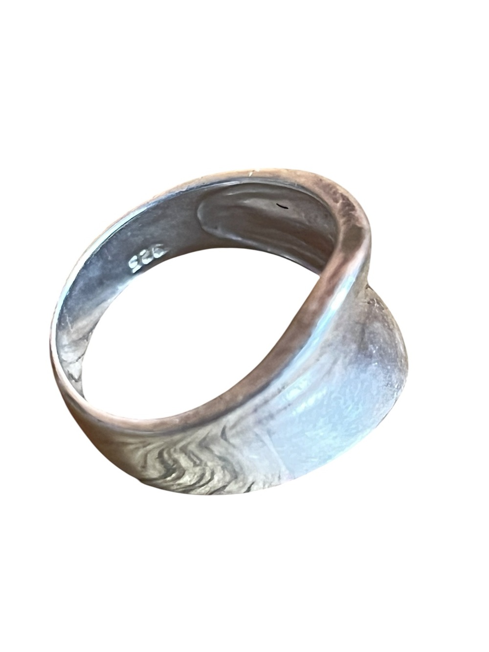 9.25 Sterling Silver Wide Band Ring - Sleek Modern Design